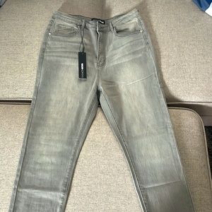 Fashion Nova grey skinny jeans